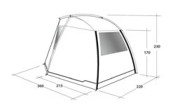 Outwell Woodcrest Driveaway Awning -Outwell Zone 111167 Woodcrest DrawingPerspective2