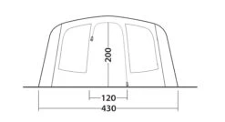 Outwell Stonehill 7 Air Tent 2024 + FREE Carpet & Footprint -Outwell Zone 111421 Stonehill7Air DrawingOther5