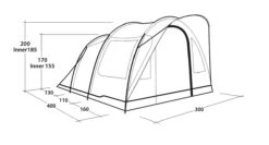 Outwell Sky 4 Tent 2024 -Outwell Zone 111424 Sky4 DrawingPerspective2