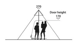 Easy Camp Moonlight Tipi Tent 2024 -Outwell Zone 120381 MoonlightTipi DrawingOther4