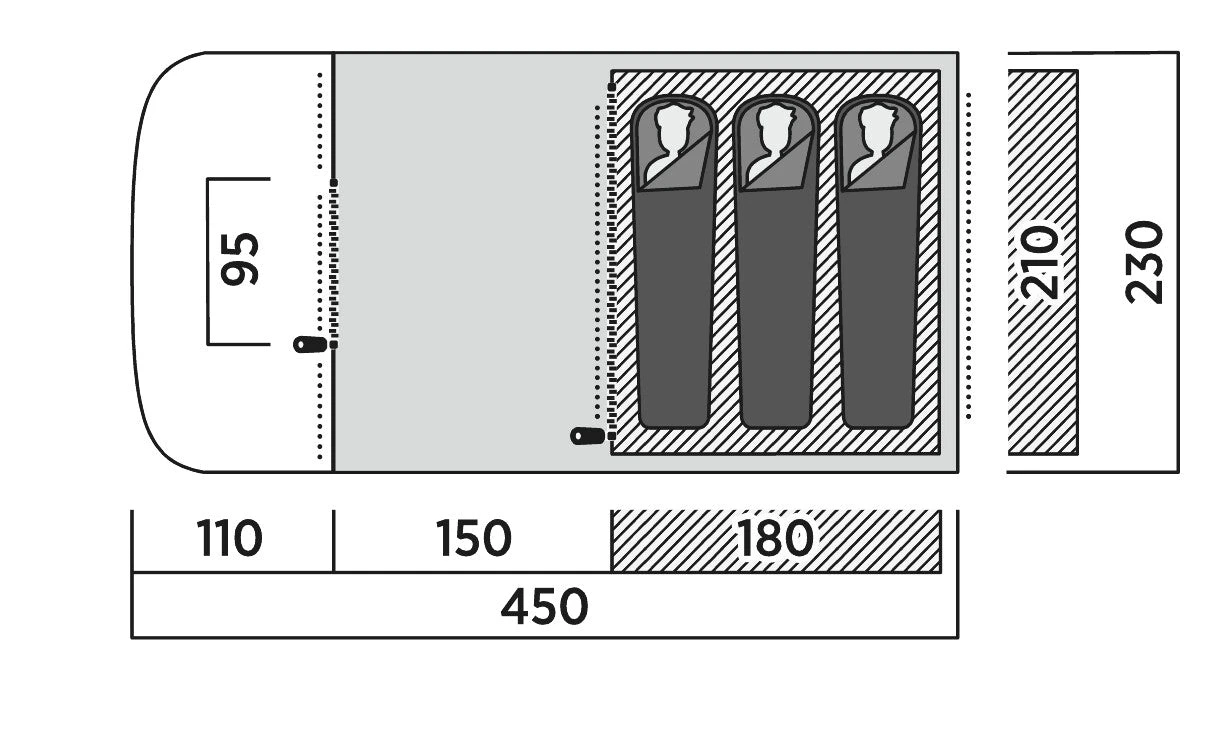 Easy Camp Palmdale 300 Tent 2024 4 Easy Camp Palmdale 300 Tent 2024 - Image 2