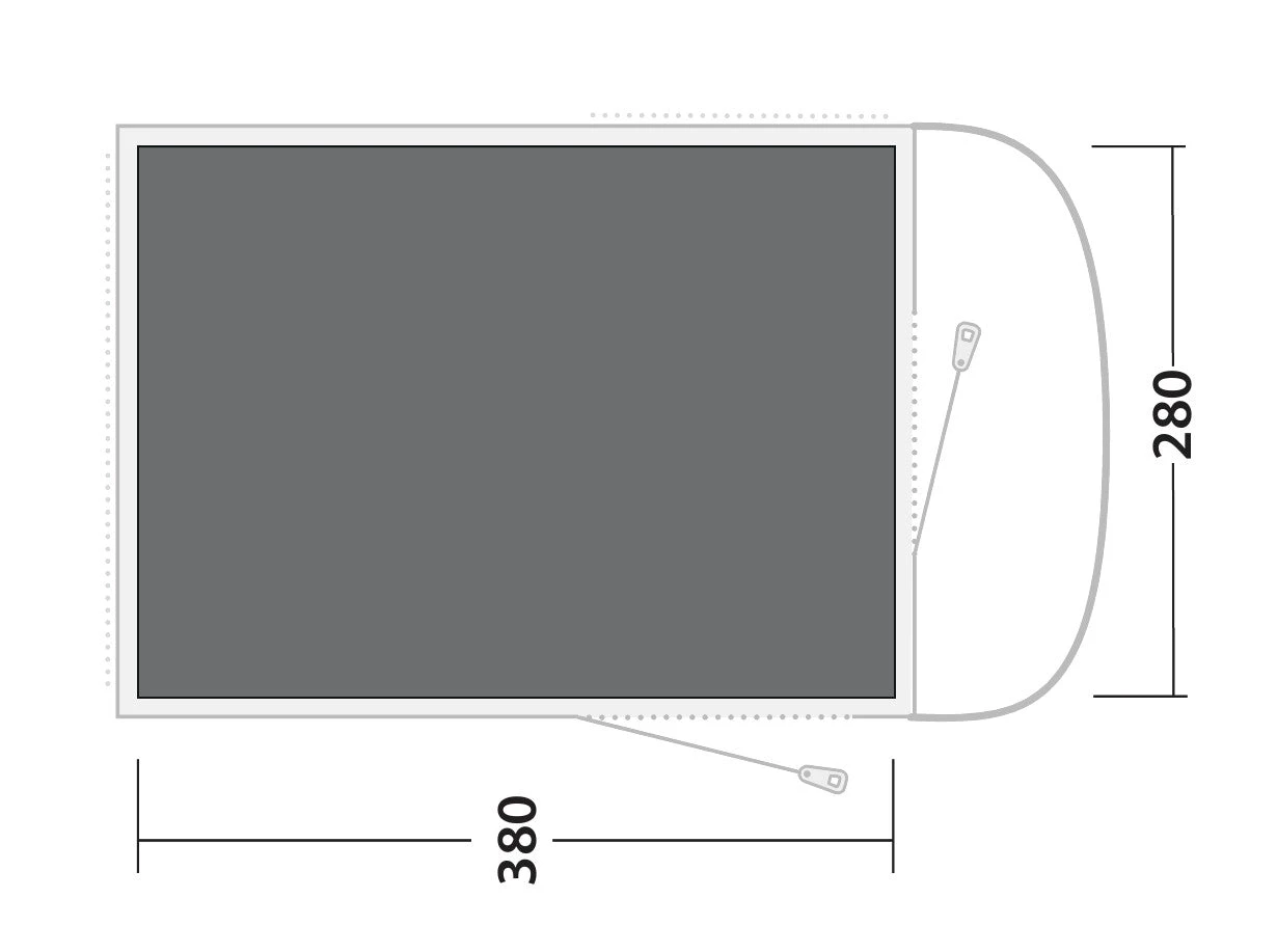 Outwell Sky 4 Footprint Groundsheet 2024 4 Outwell Sky 4 Footprint Groundsheet 2024 - Image 2