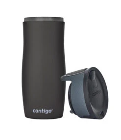 Contigo West Loop AUTOSEAL™ Travel Mug Gunmetal 470ml -Outwell Zone 2095797 WESTLOOP GUNMETAL 0019 withlid