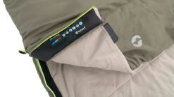 Outwell Celestial Sleeping Bag Green "L Zip" -Outwell Zone 230425 Celestial Leftsidezipper Featurephoto17