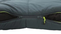 Outwell Celestial Lux Sleeping Bag Blue "L Zip" -Outwell Zone 230426 CelestialLux Leftsidezipper Featurephoto12