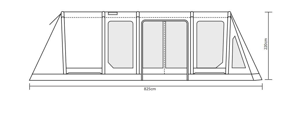 Outdoor Revolution O-Zone 6.0XTR Safari Inflatable Air Tent 2024 5 Outdoor Revolution O-Zone 6.0XTR Safari Inflatable Air Tent 2024 - Image 3