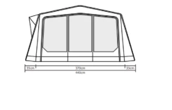 Outdoor Revolution O-Zone 6.0XTR Safari Inflatable Air Tent 2024 10 Outdoor Revolution O-Zone 6.0XTR Safari Inflatable Air Tent 2024 -Outwell Zone 6.5