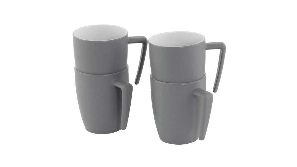 Outwell Gala 4 Person Mug Set Grey Mist 5 Outwell Gala 4 Person Mug Set Grey Mist - Image 3