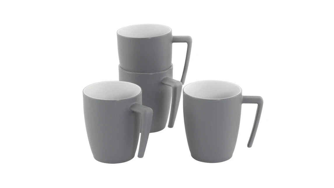 Outwell Gala 4 Person Mug Set Grey Mist 3 Outwell Gala 4 Person Mug Set Grey Mist