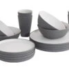 Outwell Gala 4 Person Dinner Set Grey Mist -Outwell Zone 651226 Gala4PersonDinnerSetGreyMist Mainphoto1