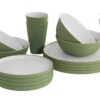 Outwell Gala 4 Person Dinner Set Shadow Green -Outwell Zone 651228 Gala4PersonDinnerSetShadowGreen Mainphoto1