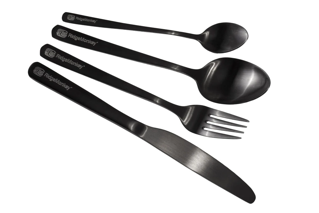 RidgeMonkey DLX Cutlery Set 3 RidgeMonkey DLX Cutlery Set