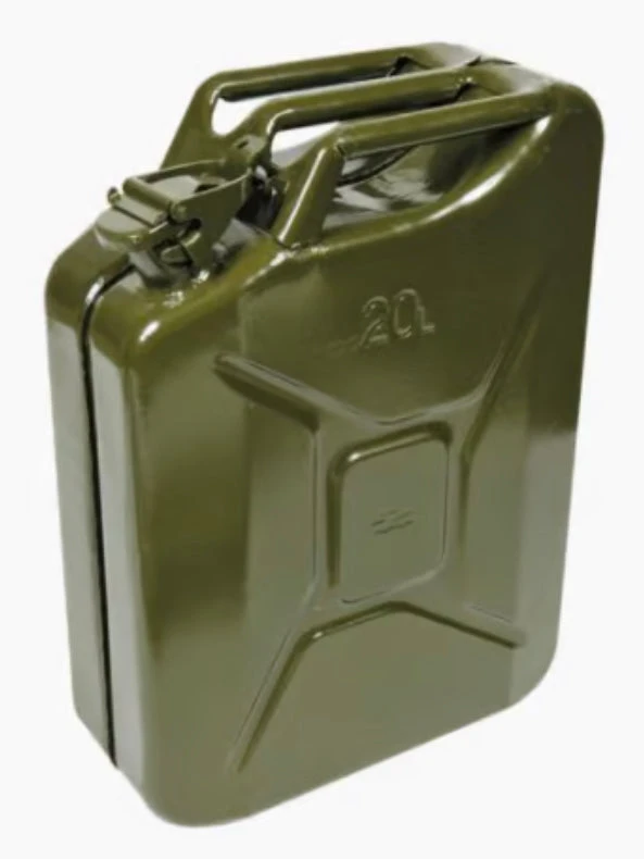 Metal Fuel Can 20L (Jerry Can) Olive 3 Metal Fuel Can 20L (Jerry Can) Olive