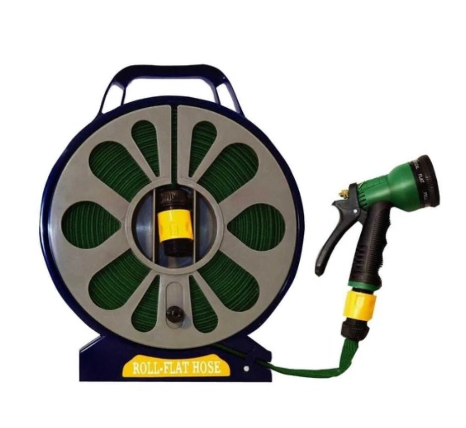 Green Blade !5m Flat Hose With Nozzle 3 Green Blade !5m Flat Hose With Nozzle