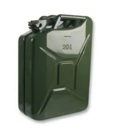 Metal Fuel Can 20L (Jerry Can) Olive 4 Metal Fuel Can 20L (Jerry Can) Olive - Image 2
