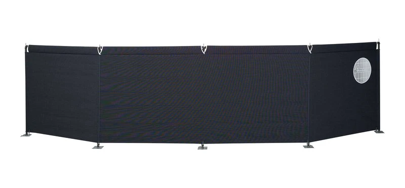 Isabella 4 Sided Windscreen Grey 3 Isabella 4 Sided Windscreen Grey