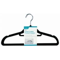 Ashley Velvet Flocked Coat Hangers 3pc Set -Outwell Zone IMG 5290 ef075c63 579d 4c16 bef4 2f8f10f944aa