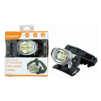 LED 3 Function Head Lamp (120 Lumen) 3 LED 3 Function Head Lamp (120 Lumen)