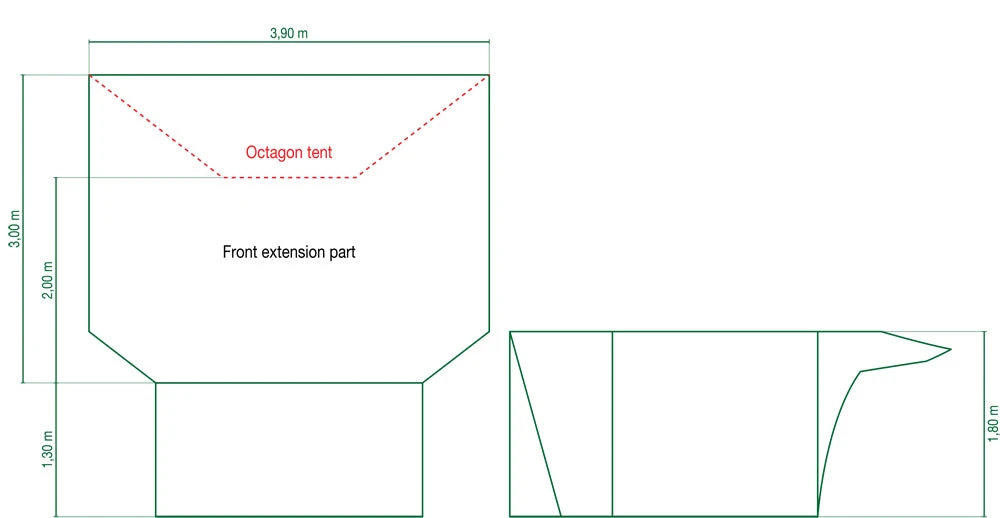 Coleman Octagon Extension 4 Coleman Octagon Extension - Image 2