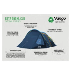 Vango Beta 550XL CLR Tent Blue -Outwell Zone beta 550xl clr 2