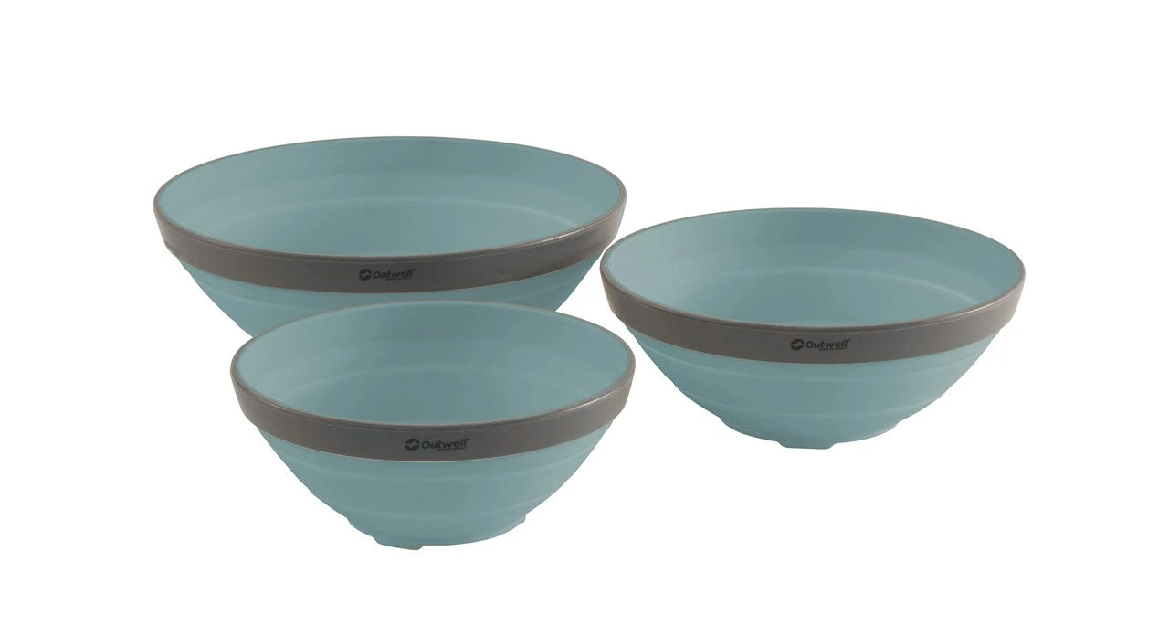 Outwell Collaps Bowl Set Classic Blue 3 Outwell Collaps Bowl Set Classic Blue