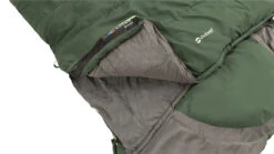 Outwell Contour Lux XL Sleeping Bag 'L Zip' Green -Outwell Zone cxl2