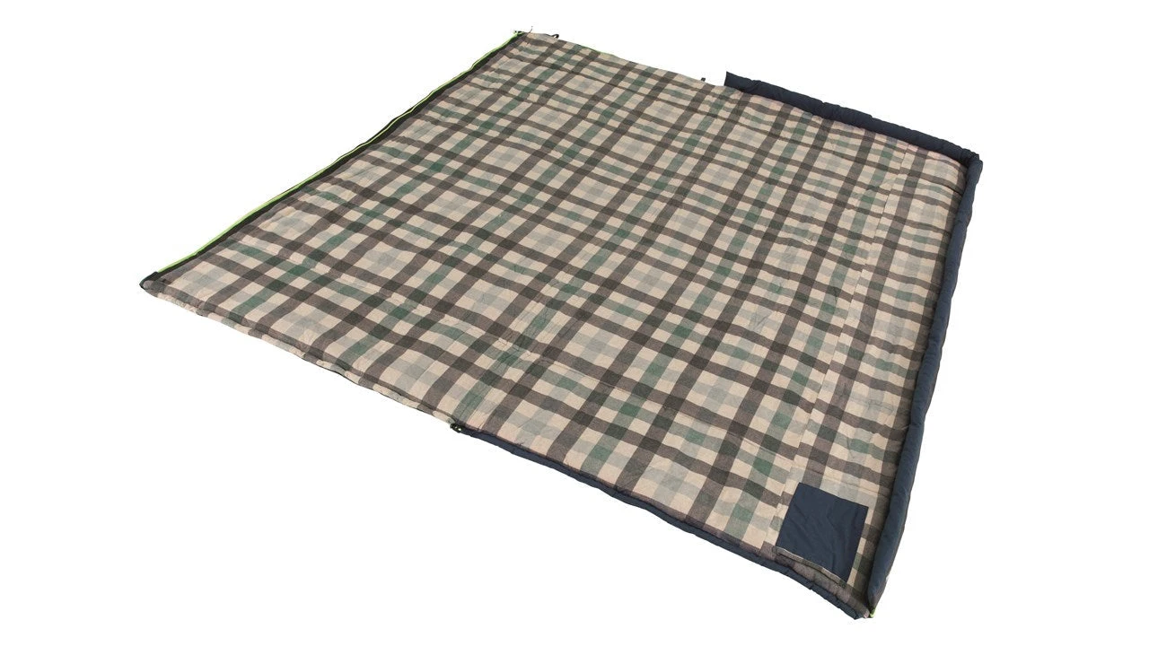 Outwell Camper Lux Sleeping Bag "L Zip" Blue 5 Outwell Camper Lux Sleeping Bag "L Zip" Blue - Image 3