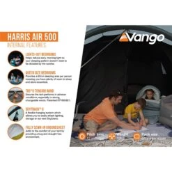 Vango Harris 500 Air Tent 2024 -Outwell Zone harris air 500 3