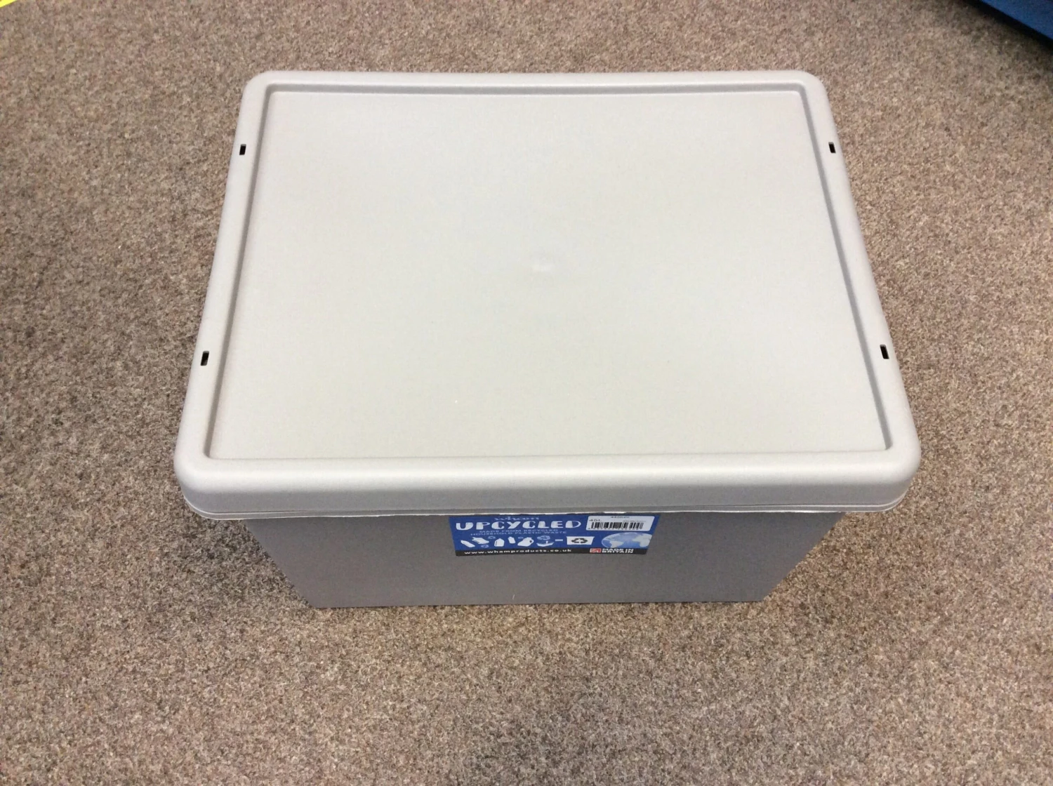 Heavy Duty 45lt Storage Box Up-cycled Box With Lid 3 Heavy Duty 45lt Storage Box Up-cycled Box With Lid