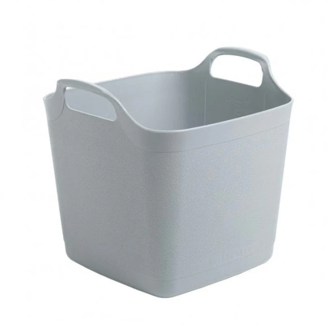 Flexi-Square Tub 15litres Cool Grey 3 Flexi-Square Tub 15litres Cool Grey