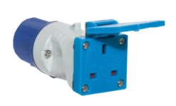 Short Conversion CEE Plug To 13 Amp Socket