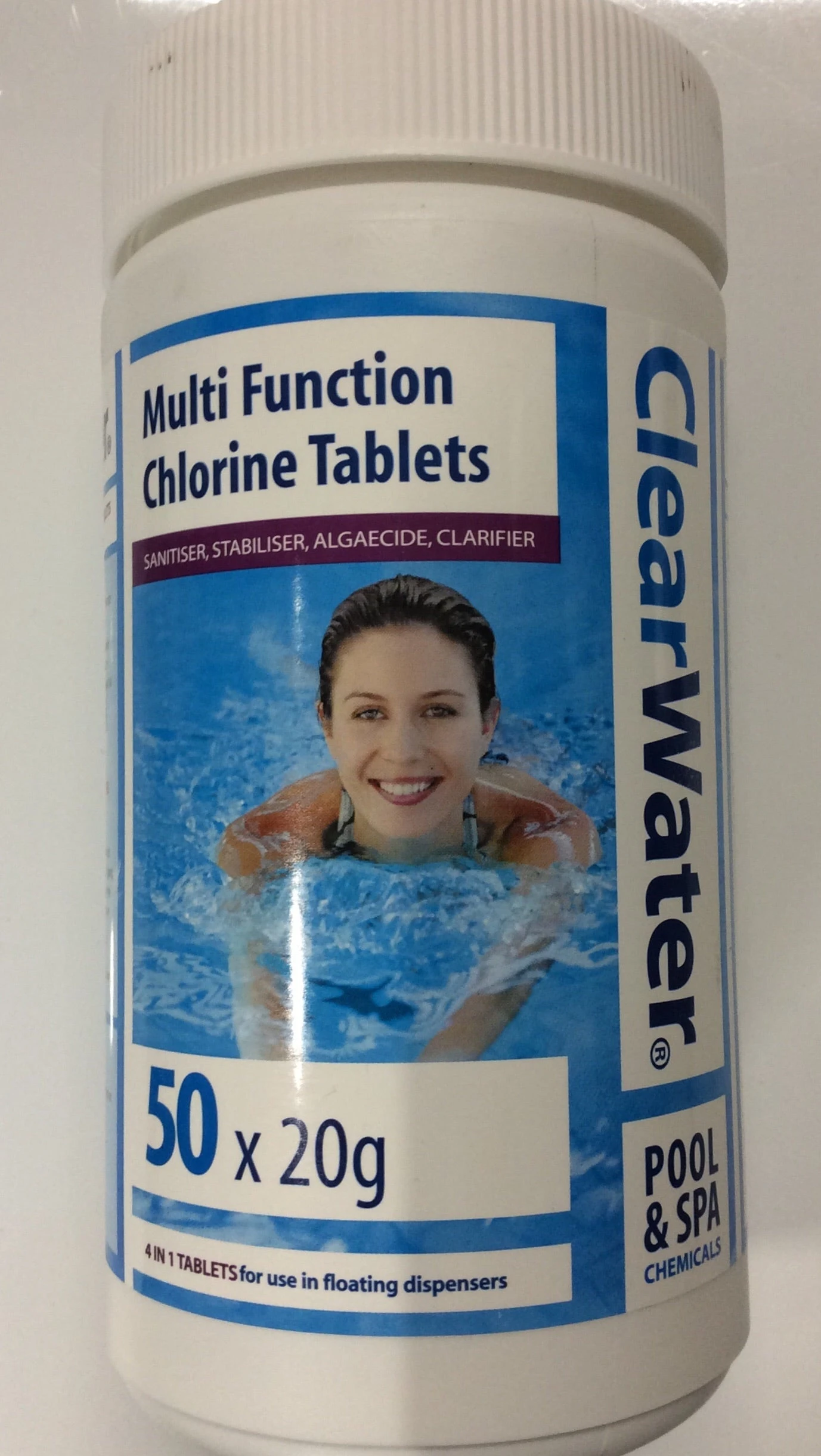 Clearwater Multi Function Chloride Tablets 50 X20g 3 Clearwater Multi Function Chloride Tablets 50 X20g