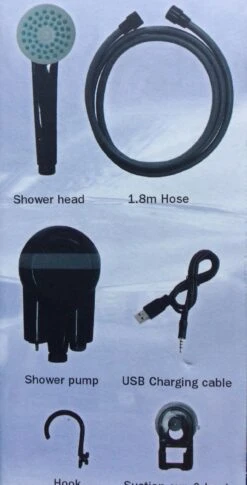 Rechargeable Portable Shower -Outwell Zone image 2e20e8a8 502e 48e1 b0c9 17c54fa6df6f