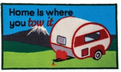 Quest Motorhome Washable Home Is Where You Tow Mat -Outwell Zone image 4de81cdd c1ca 416a b03f 7b5c250f78f8