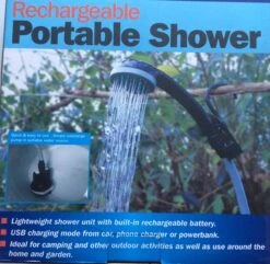 Rechargeable Portable Shower