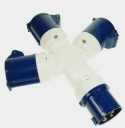 Three Way Mains Splitter 16A 200-250V