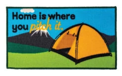 Quest Washable Home Is Where You Pitch It Tent Mat