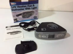 12 Volt Heater, Fan & Defroster With Light