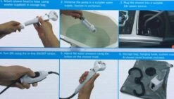 Portable Shower 12 Volt With Pump And Fittings