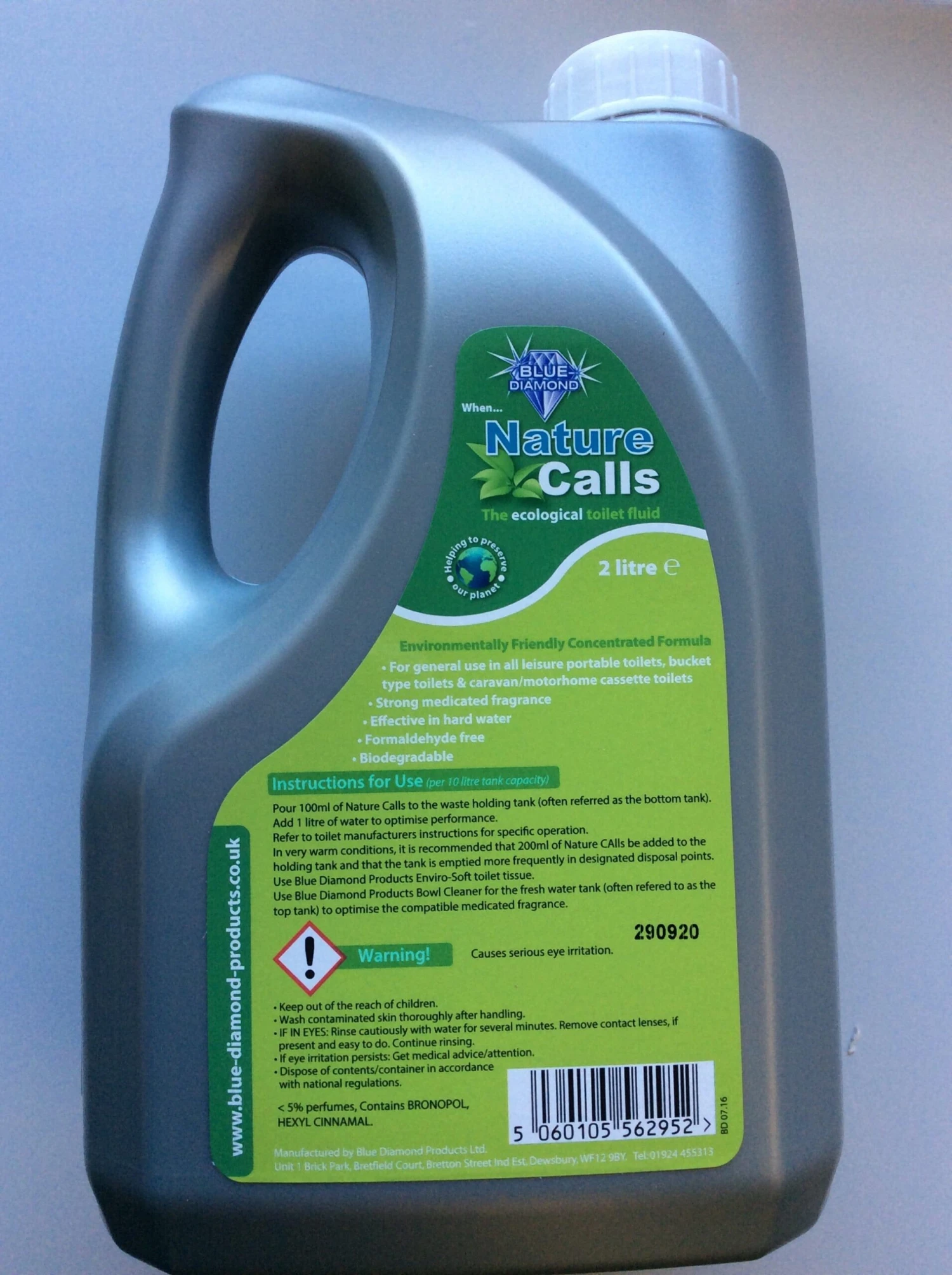 Environmentally Friendly Toilet Nature Calls Chemical 2lt Fluid 4 Environmentally Friendly Toilet Nature Calls Chemical 2lt Fluid - Image 2