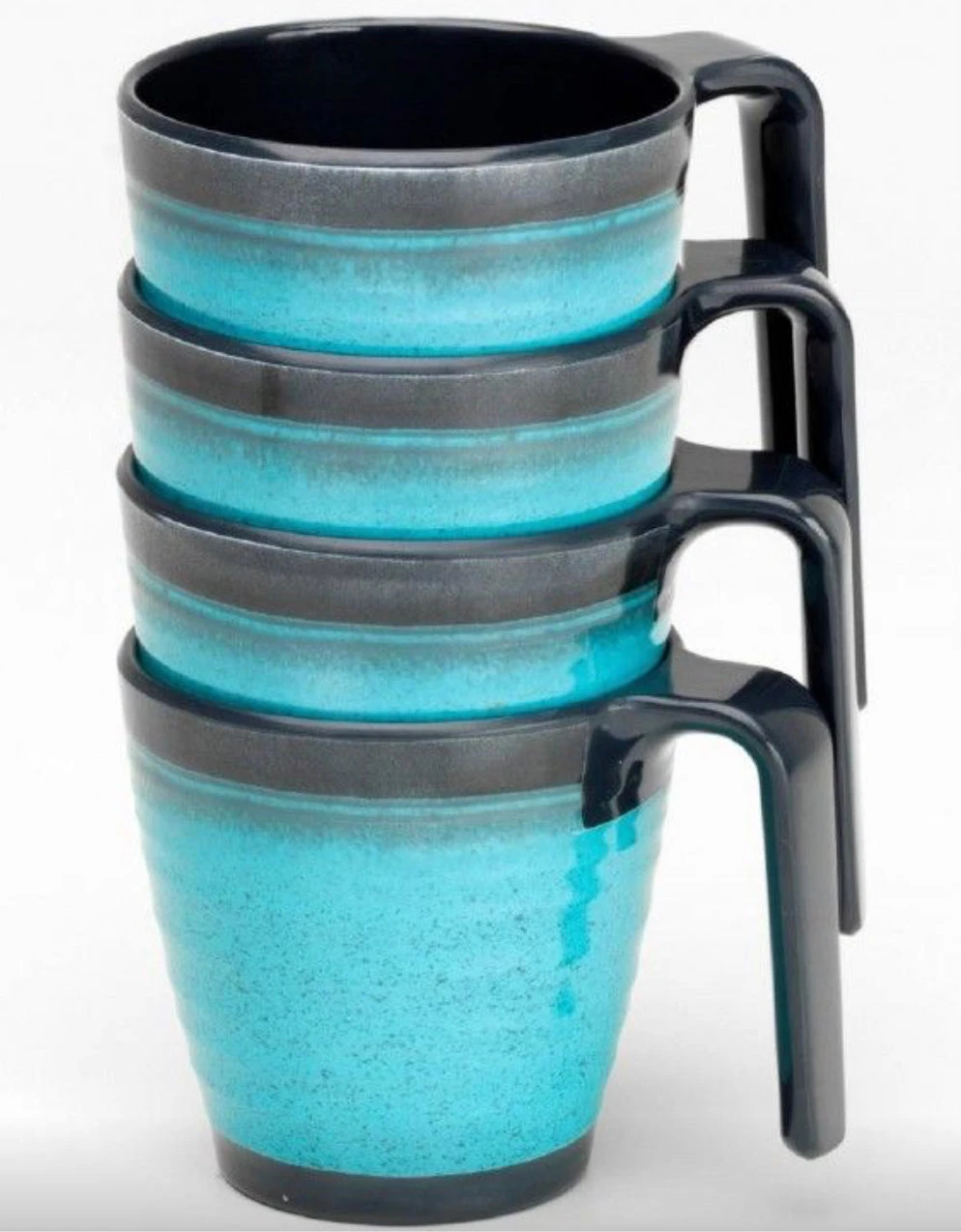 Flamefield Granite Melamine Mug Set X 4 4 Flamefield Granite Melamine Mug Set X 4 - Image 2