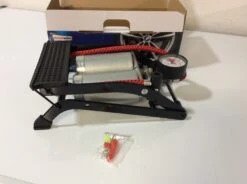 Double Barrel Foot Pump