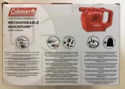 Coleman Rechargeable Quickpump 12v/230v -Outwell Zone image 881b0755 9102 45a1 b4af 76c65f70c2b1