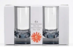 Short Tumblers 4 X 10oz Smoke Base