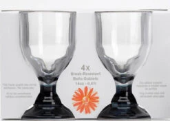 Bella Goblets X 4 14oz Acrylic