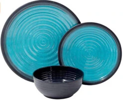 Flamefield Granite Aqua 12pc Melamine Set -Outwell Zone image c0e8b5fe e7b9 4604 a890 e37f2f434cf2