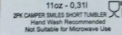 VW Short Tumblers 11oz 1 X 2 (pair) -Outwell Zone image c20cdde5 710a 41d6 982f 8e82a4e9a260