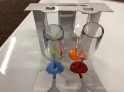 Prosecco Flutes 1 X 4 7oz Glasses In Four Mixed Coulors -Outwell Zone image c521c45e be7c 46cb 9ddd 4167a1cd2ee4