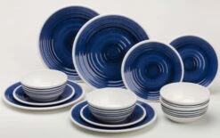 Flamefield Azure 12pc Melemine Dinner Set