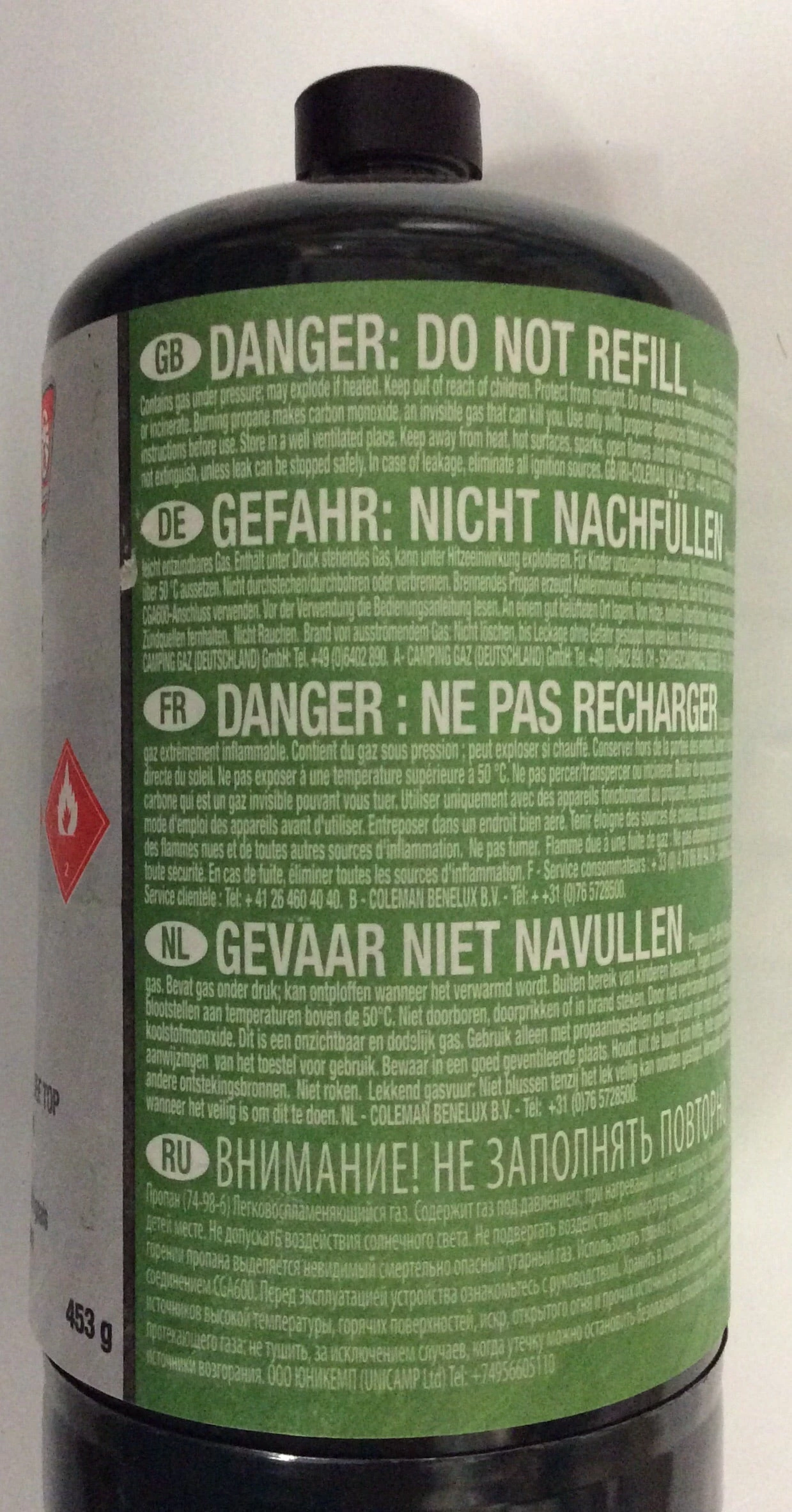 Coleman Propane Gas Cylinder 6 Coleman Propane Gas Cylinder - Image 4